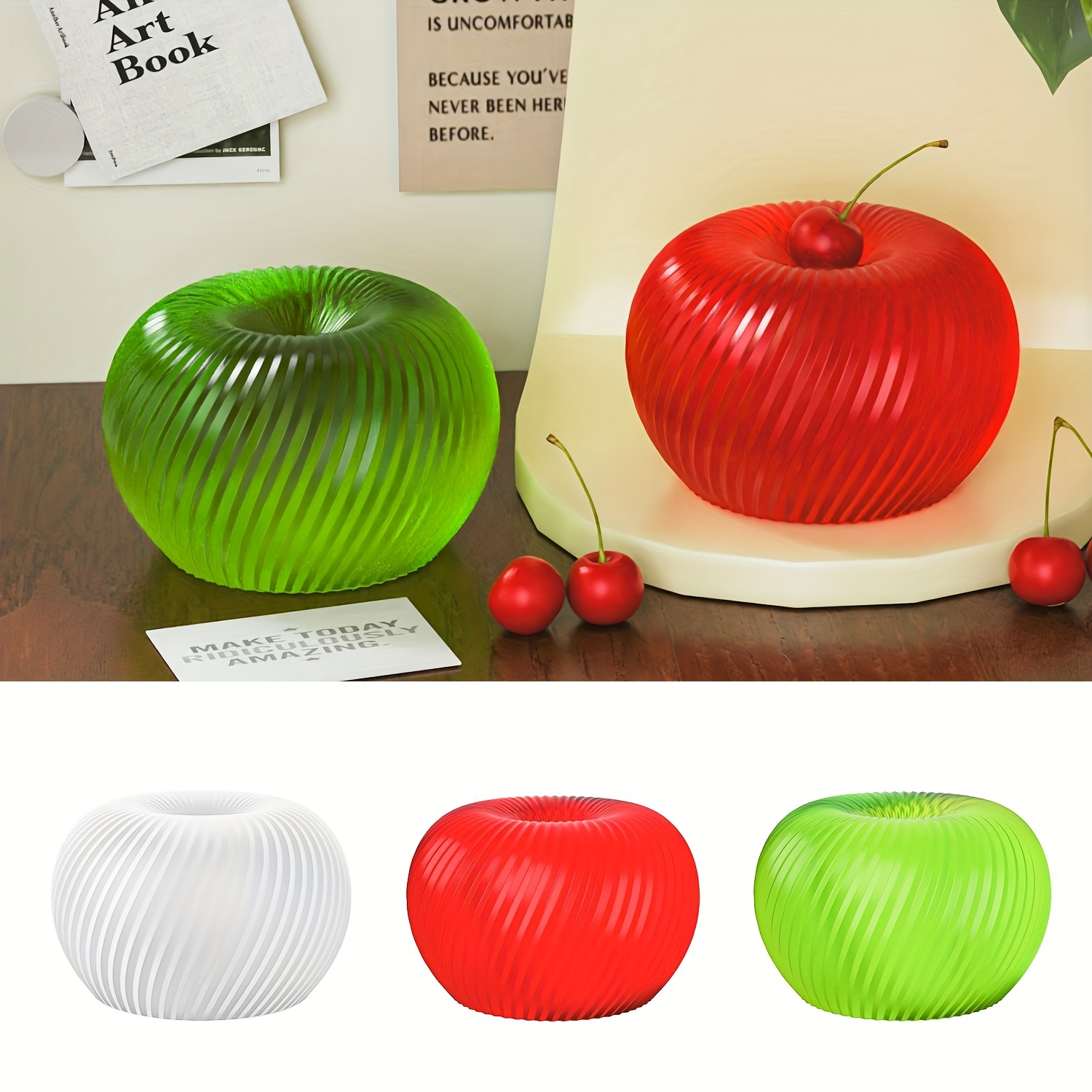 Soap Making Workshop - A trendy red apple silicone mold