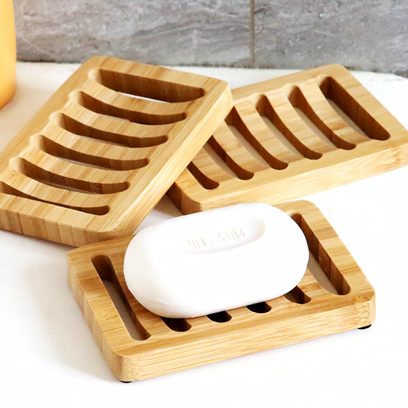 Bamboo Case Tray Wooden Preven - Soap Dish Draining review and price