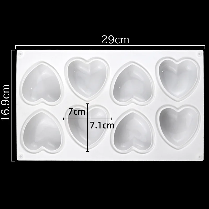 Love Heart Silicone Soap Mold  - Soap Making Instructions review and price