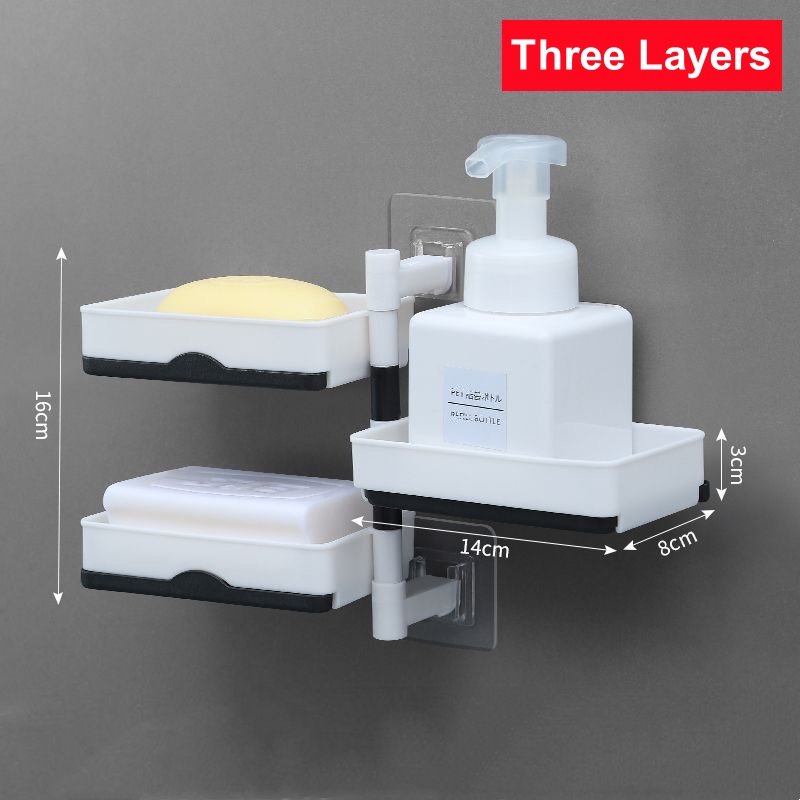 2/3/4 Rotating Drain Soap Box, - Soap Dish Draining review and price