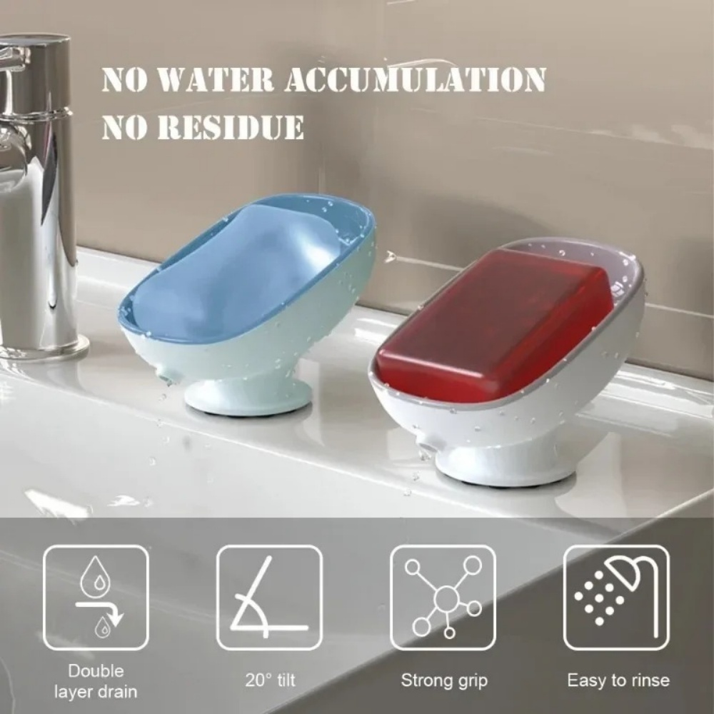 1pc Super Suction Cup Bathroom - Soap Dish Draining review and price